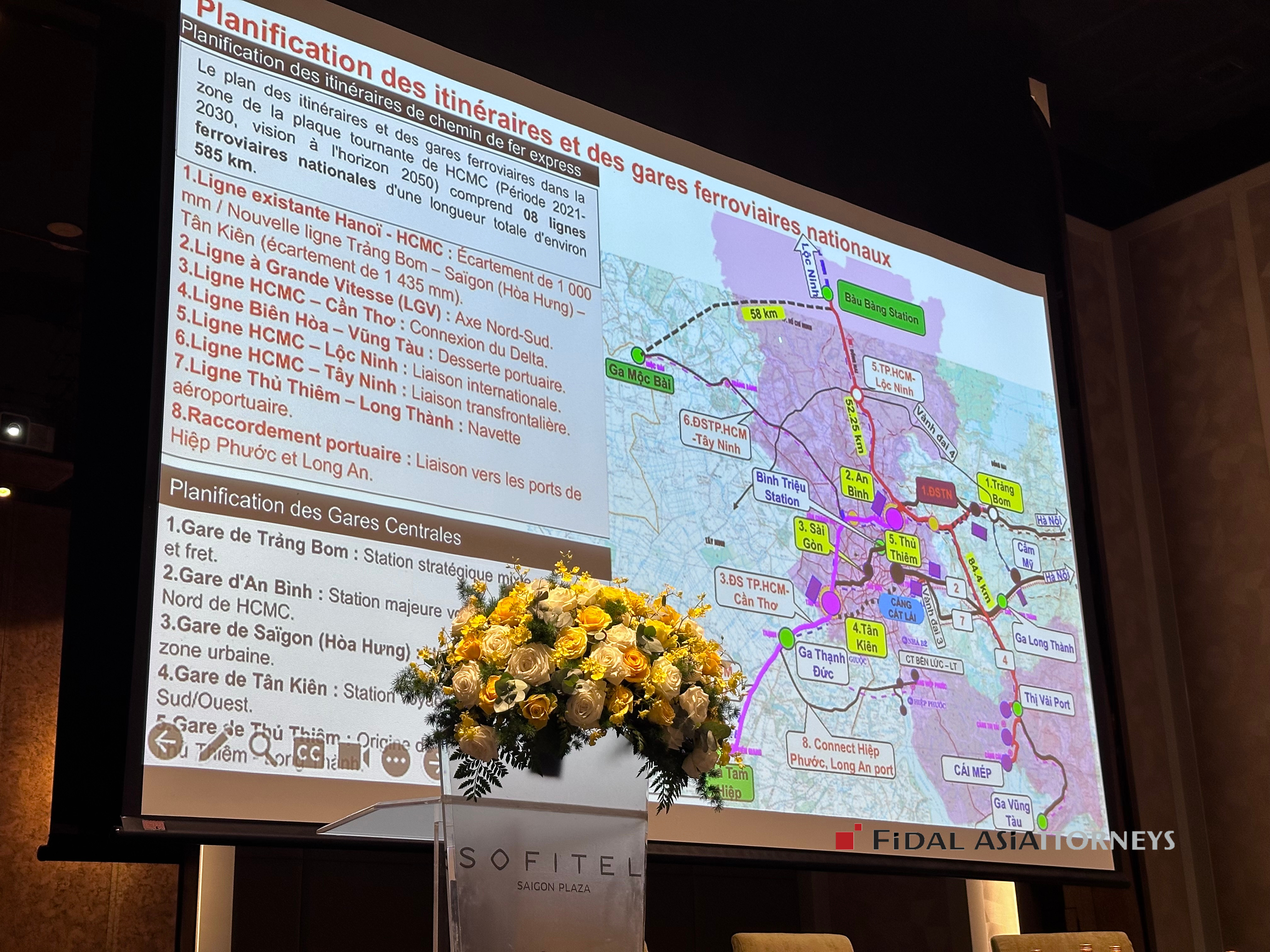 Projects of infrastructure in the South of Vietnam